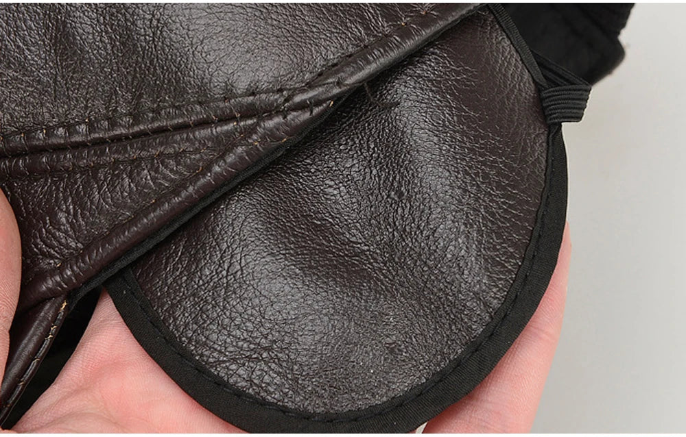 Oxford Leather Cap