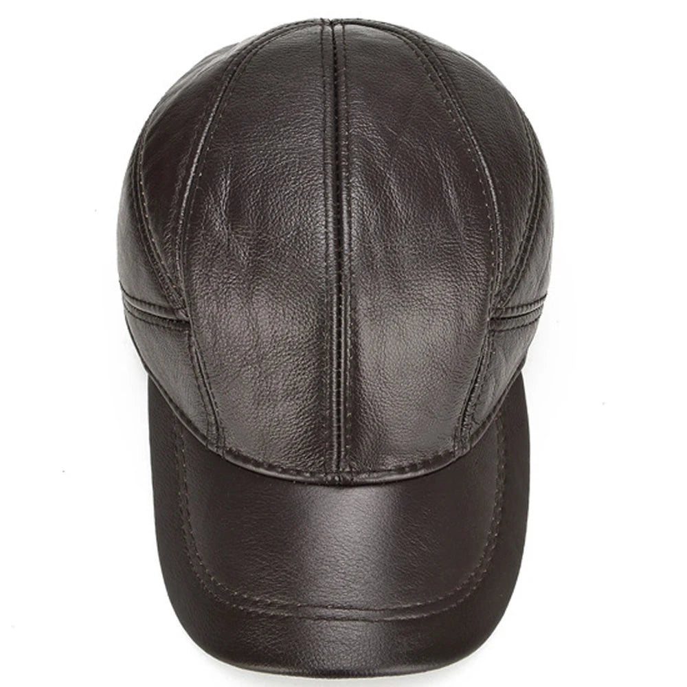 Oxford Leather Cap