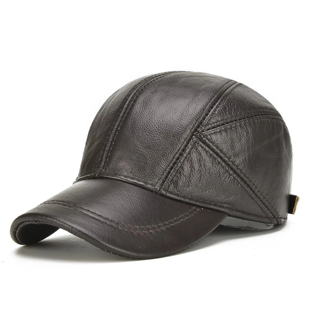 Oxford Leather Cap