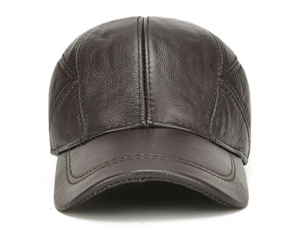 Oxford Leather Cap