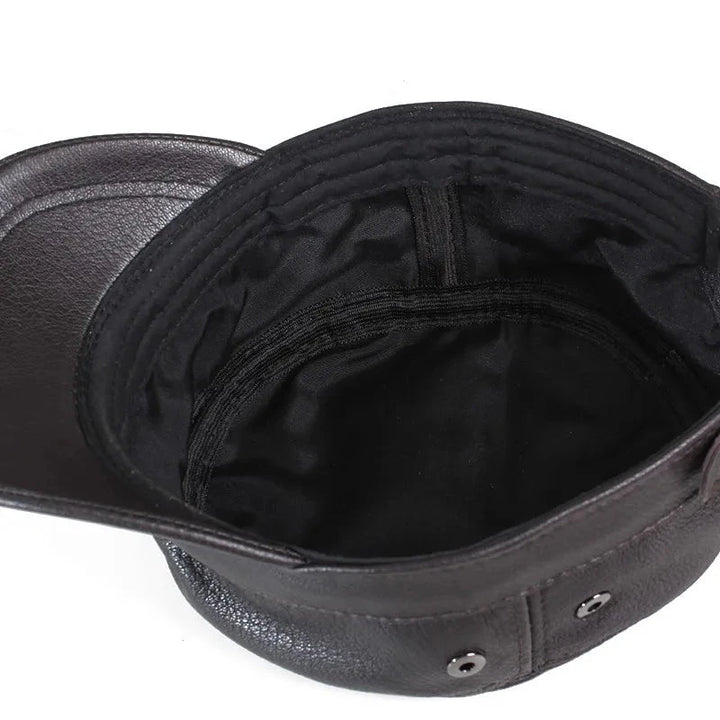 Oxford Military Leather Cap