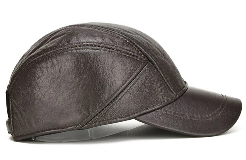 Oxford Leather Cap
