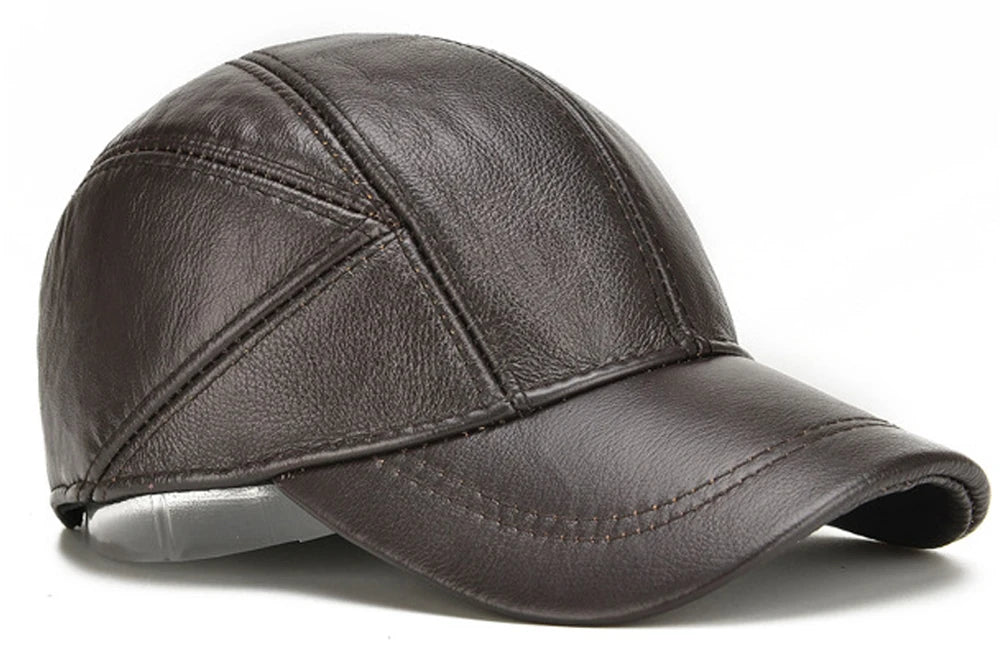 Oxford Leather Cap