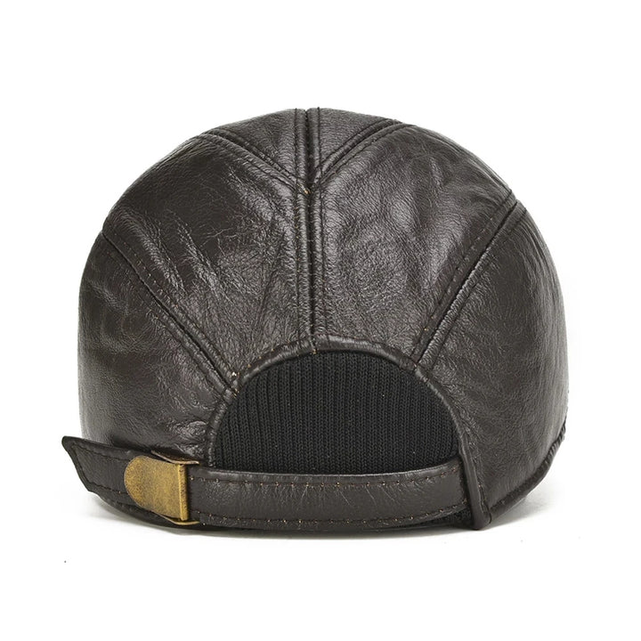Oxford Leather Cap