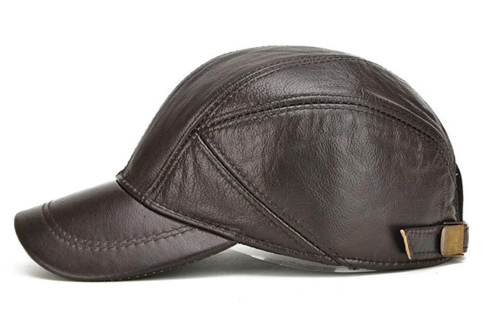Oxford Leather Cap