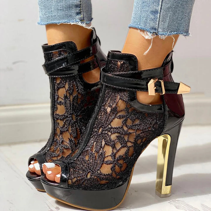 Vara Lace Heels