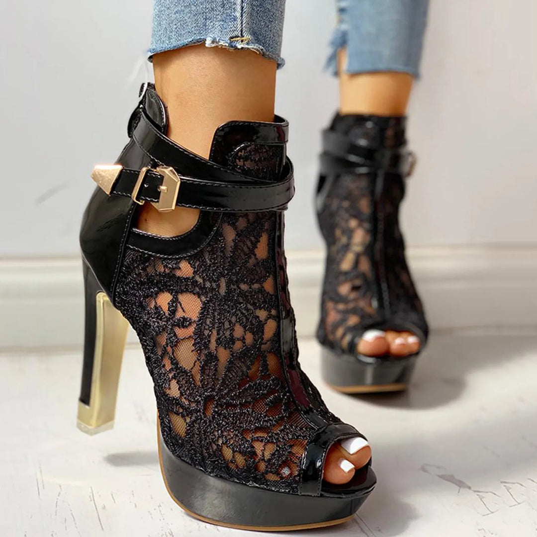 Vara Lace Heels