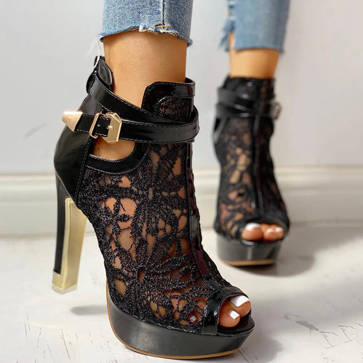 Vara Lace Heels