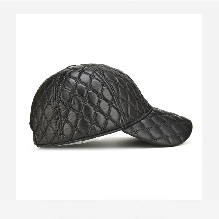 Oxford Quilted Leather Cap