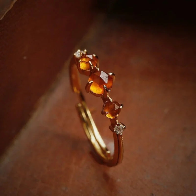 Velora Amber Ring