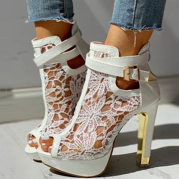 Vara Lace Heels