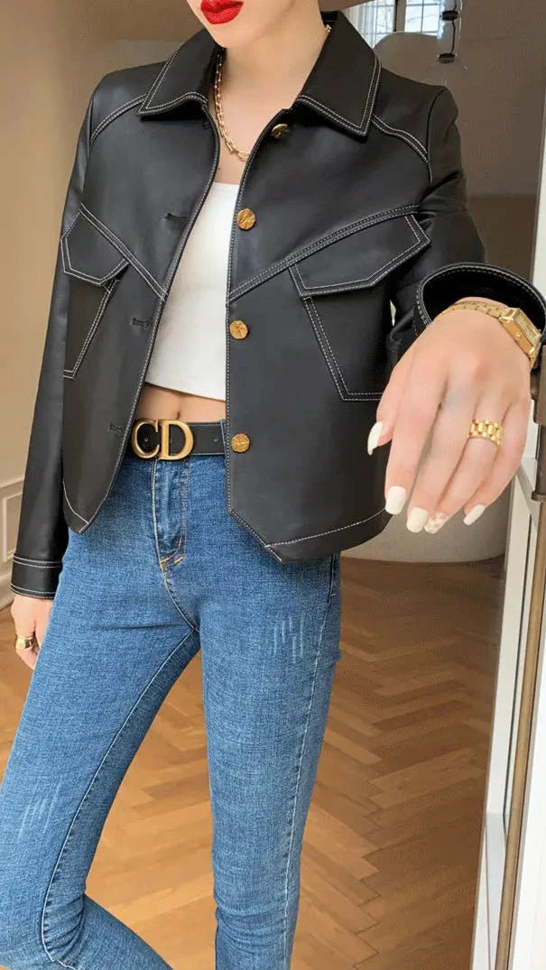 Milano Vegan Leather Jacket