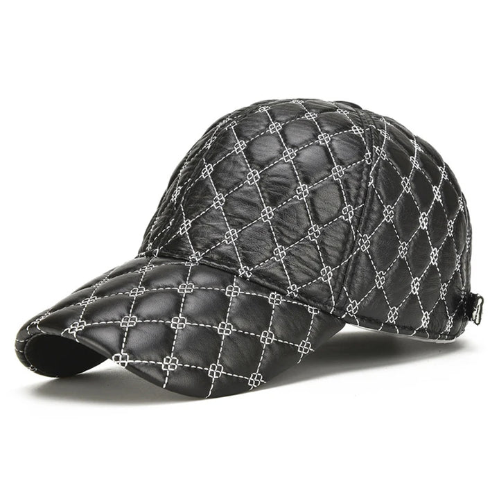 Oxford Quilted Leather Cap