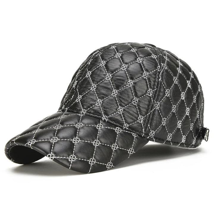 Oxford Quilted Leather Cap
