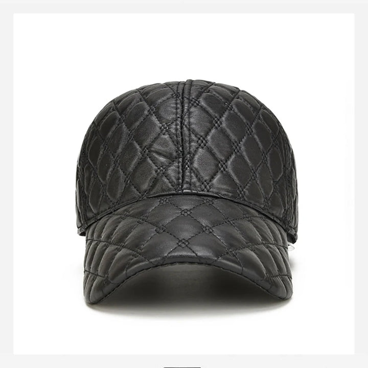 Oxford Quilted Leather Cap