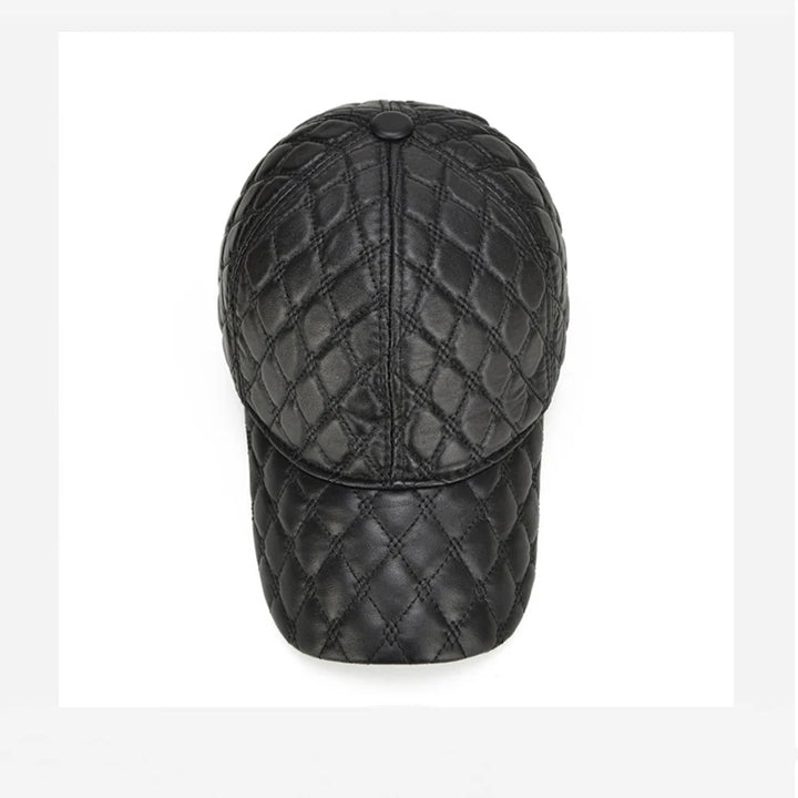 Oxford Quilted Leather Cap